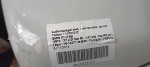 BMW X1 F48 F49 Etuoven sähköinen sivupeili V00111