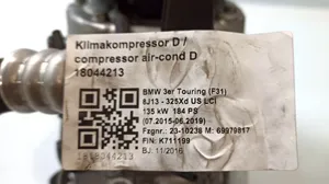 BMW 3 F30 F35 F31 Ilmastointilaitteen kompressorin pumppu (A/C) 028848