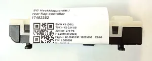 BMW X3 G01 Bagažinės dangčio valdymo blokas 022534