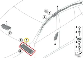 BMW 5 GT F07 Poduszka powietrzna Airbag chroniąca kolana 001938