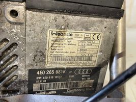 Audi A8 S8 D3 4E Unité de préchauffage auxiliaire Webasto 4E0265081K