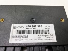 Audi A6 S6 C6 4F Centralina/modulo rimorchio barra di traino 4F0907383