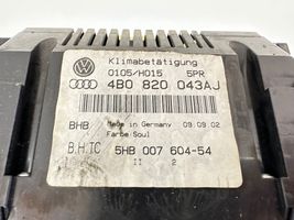 Audi A6 S6 C5 4B Centralina del climatizzatore 4B0820043AJ