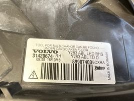 Volvo S60 Etu-/ajovalon valaisimen sarja 31420674