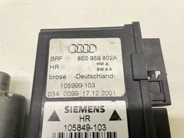 Audi A4 S4 B6 8E 8H Silniczek podnoszenia szyby drzwi tylnych 8E0959802A