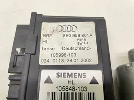 Audi A4 S4 B6 8E 8H Silniczek podnoszenia szyby drzwi tylnych 8E0959801A