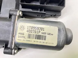 Volkswagen Touran I Moteur de lève-vitre de porte avant 1T0959701