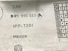 Volkswagen Golf VI Tapa/cubierta para la caja de la batería 3C0915443A