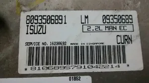 Opel Frontera B Calculateur moteur ECU 09350689