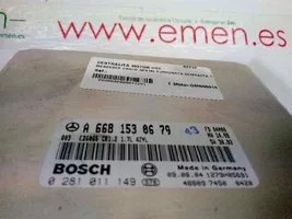 Mercedes-Benz Vaneo W414 Dzinēja vadības bloks A6681530679