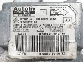 Citroen C4 Grand Picasso Oro pagalvių valdymo blokas 9673625180