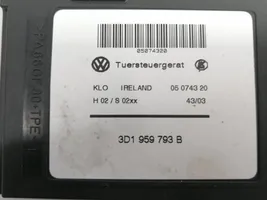 Volkswagen Touareg I Etuoven ikkunan nostin moottorilla 3D1959793B