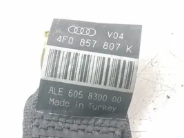 Audi A6 S6 C6 4F Pas bezpieczeństwa fotela tylnego środkowego 4F0857807K