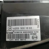 Mercedes-Benz CLC CL203 Elektryczny wentylator chłodnicy A2035001693