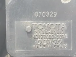 Toyota Corolla Verso AR10 Débitmètre d'air massique 222040N010