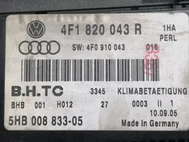 Audi A6 S6 C6 4F Unité de contrôle climatique 4F1820043R