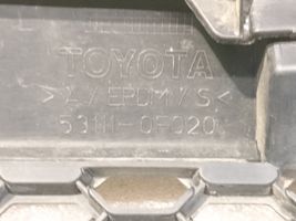 Toyota Corolla Verso AR10 Grille calandre supérieure de pare-chocs avant 