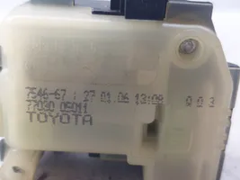 Toyota Avensis T250 Serratura del tappo del serbatoio del carburante 
