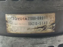 Toyota Auris 150 Generatore/alternatore 1042105140