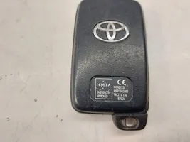 Toyota Verso Clé / carte de démarrage 