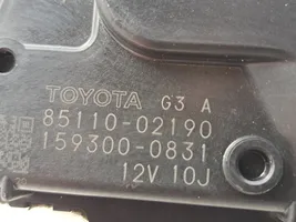 Toyota Auris 150 Tiranti e motorino del tergicristallo anteriore 