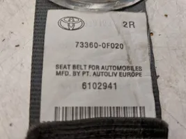Toyota Verso Rear seatbelt 