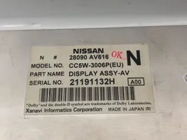 Nissan Primera Monitori/näyttö/pieni näyttö 28090AV616
