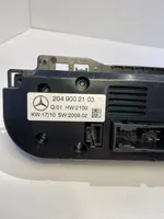 Mercedes-Benz C W204 Ilmastoinnin ohjainlaite 2049002103