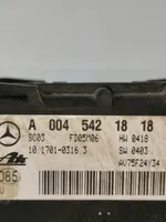 Mercedes-Benz ML W164 Vakaajan pitkittäiskiihtyvyystunnistin (ESP) A0045421818