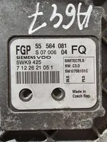 Opel Zafira B Engine control unit/module 55564081