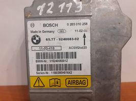 BMW X5 E70 Centralina/modulo airbag 319240083017