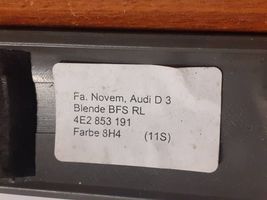 Audi A8 S8 D3 4E Boîte à gants garniture de tableau de bord 4E2853191