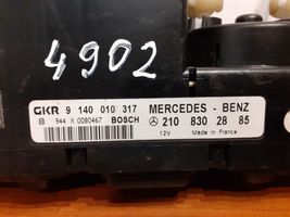Mercedes-Benz E W210 Interruttore ventola abitacolo 9140010317