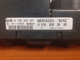 Mercedes-Benz E W210 Interrupteur ventilateur 5278