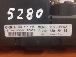 Mercedes-Benz E W210 Interrupteur ventilateur 9140010258