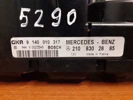 Mercedes-Benz E W210 Interruttore ventola abitacolo 2108302885