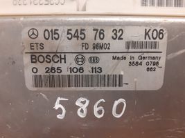 Mercedes-Benz E W210 Centralina/modulo ABS 0155457632