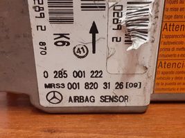 Mercedes-Benz A W168 Centralina/modulo airbag 0285001222