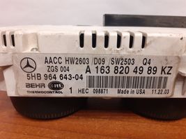 Mercedes-Benz ML W163 Salono ventiliatoriaus reguliavimo jungtukas 5HB964643