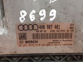 Audi A8 S8 D4 4H Variklio valdymo blokas 8699