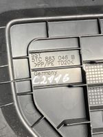 Volkswagen Touran III Boîte à gants garniture de tableau de bord 5TC863046