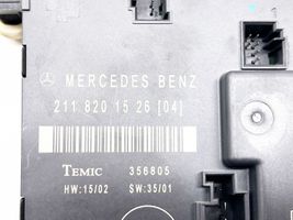 Mercedes-Benz E W211 Centralina/modulo portiere 