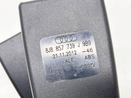 Audi A5 8T 8F Klamra środkowego pasa bezpieczeństwa fotela tylnego 8J8857739J