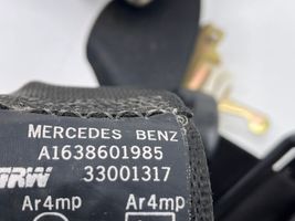 Mercedes-Benz ML W163 Задний ремень безопасности A1638601985