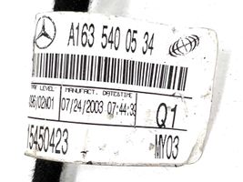 Mercedes-Benz ML W163 Wiązka przewodów drzwi przednich A1635400534