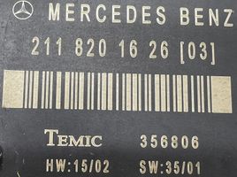 Mercedes-Benz E W211 Unité de commande module de porte 2118201626