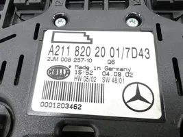 Mercedes-Benz E W211 Illuminazione sedili posteriori 2118202001