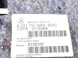 Mercedes-Benz E W211 Garniture panneau de porte arrière A2117302263