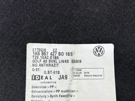 Volkswagen Golf VI Trunk/boot side trim panel 1K6867427
