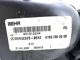 Mercedes-Benz ML W163 Lämmittimen puhallin A1638300308